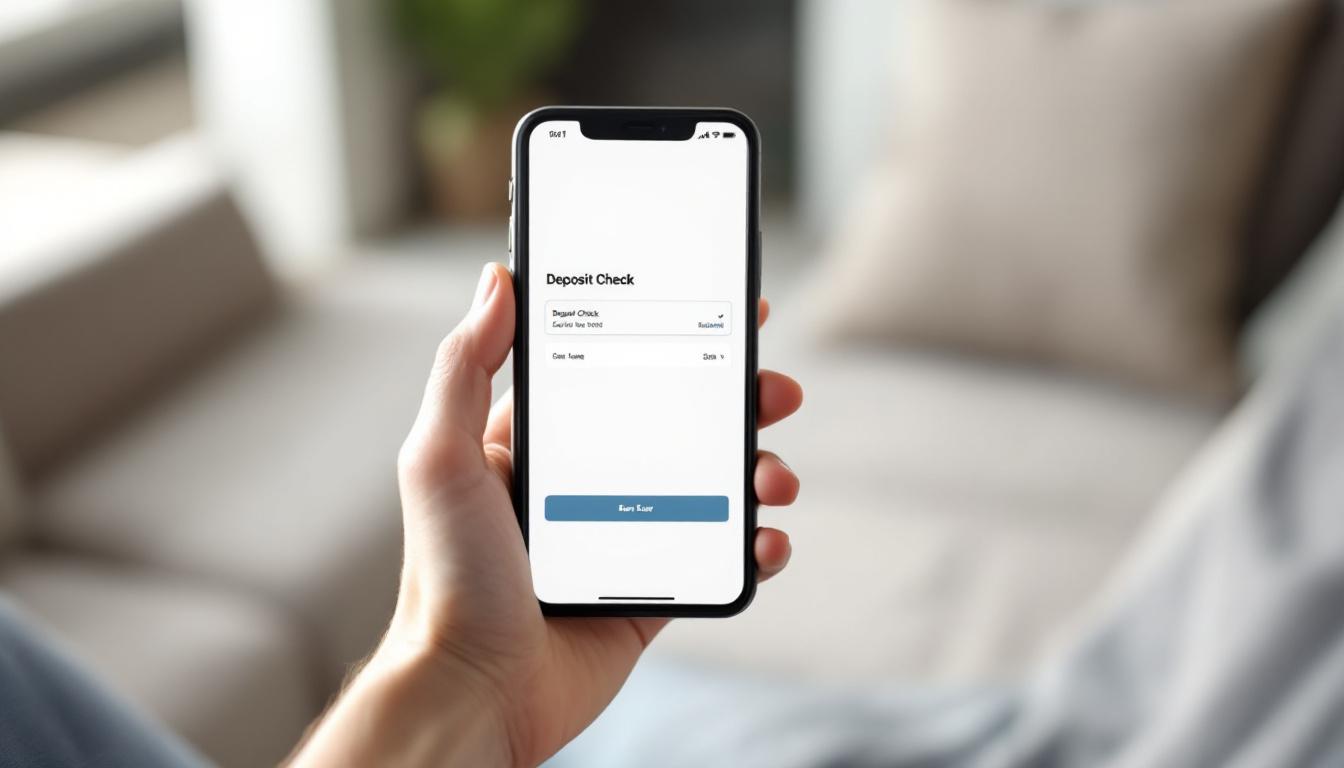 Comment déposer un chèque via application bancaire mobile